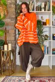 Lagen Shelby Barrel Pant Chocolate